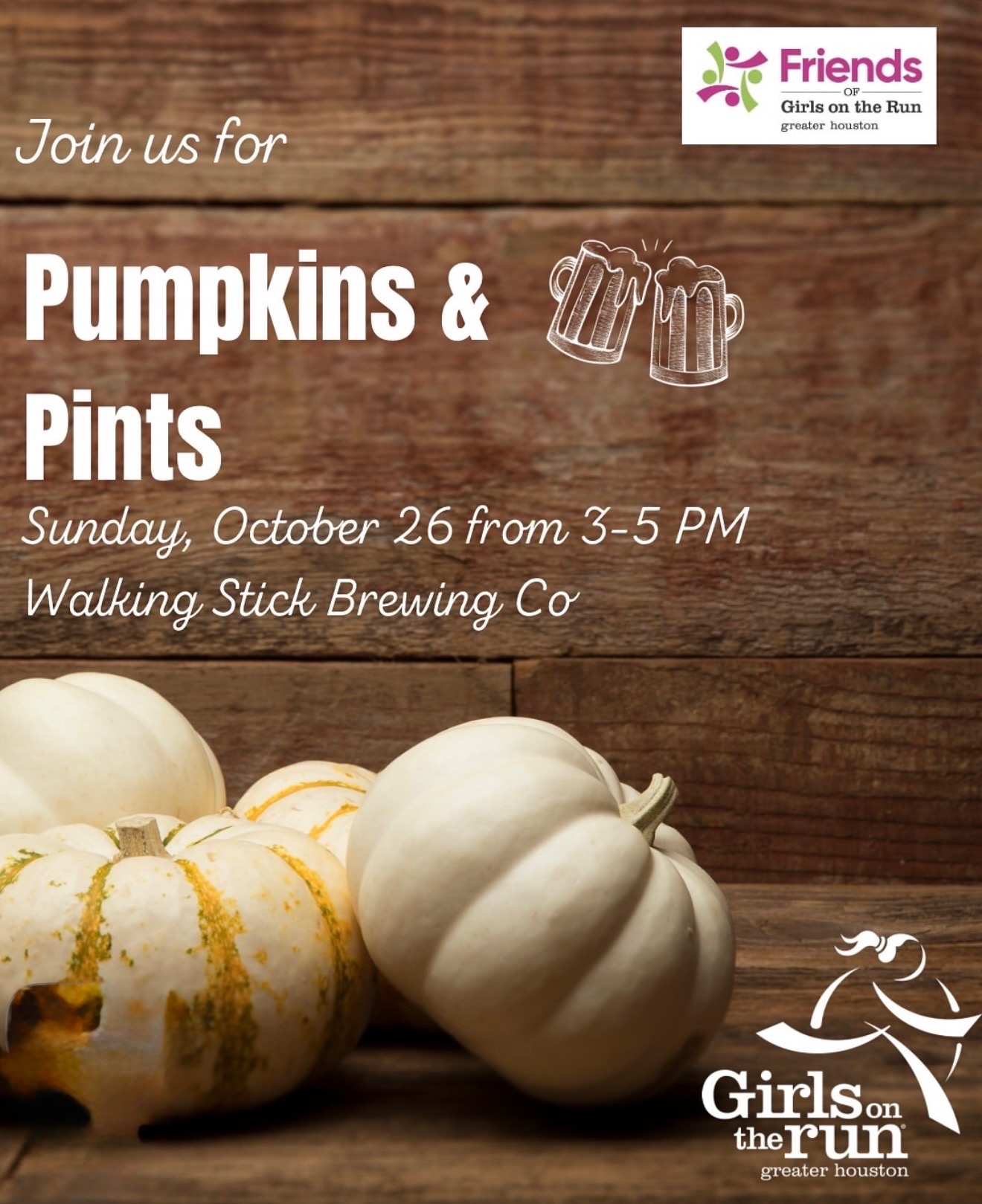 Girls on the Run – Pints & Pumpkins