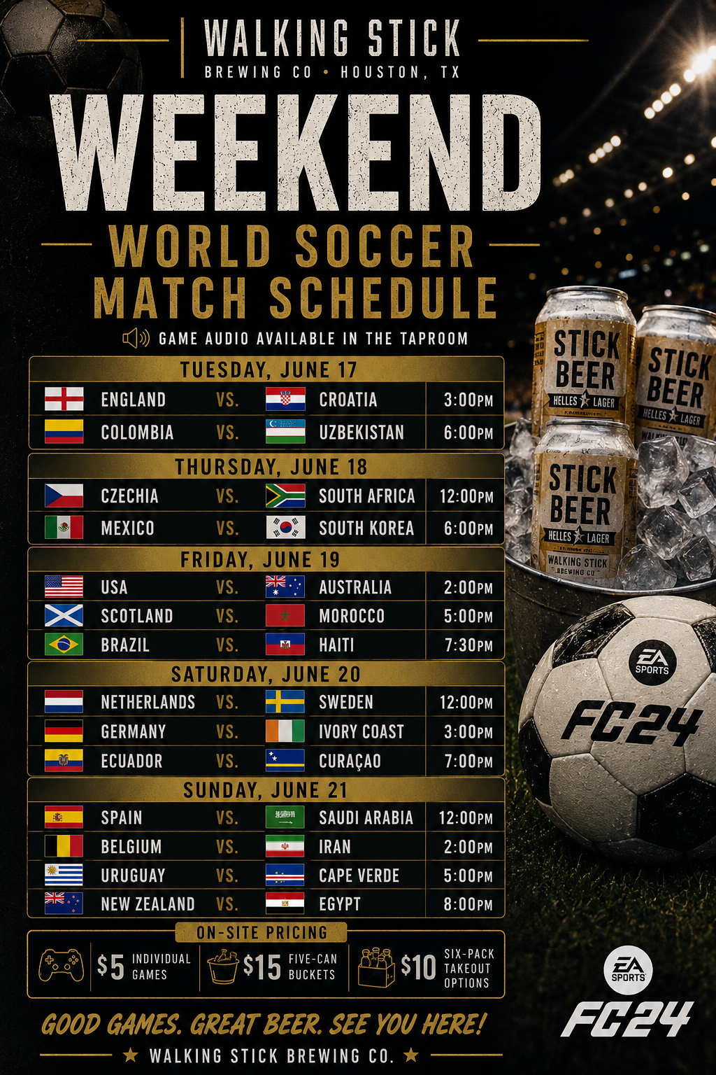 World Soccer Matches