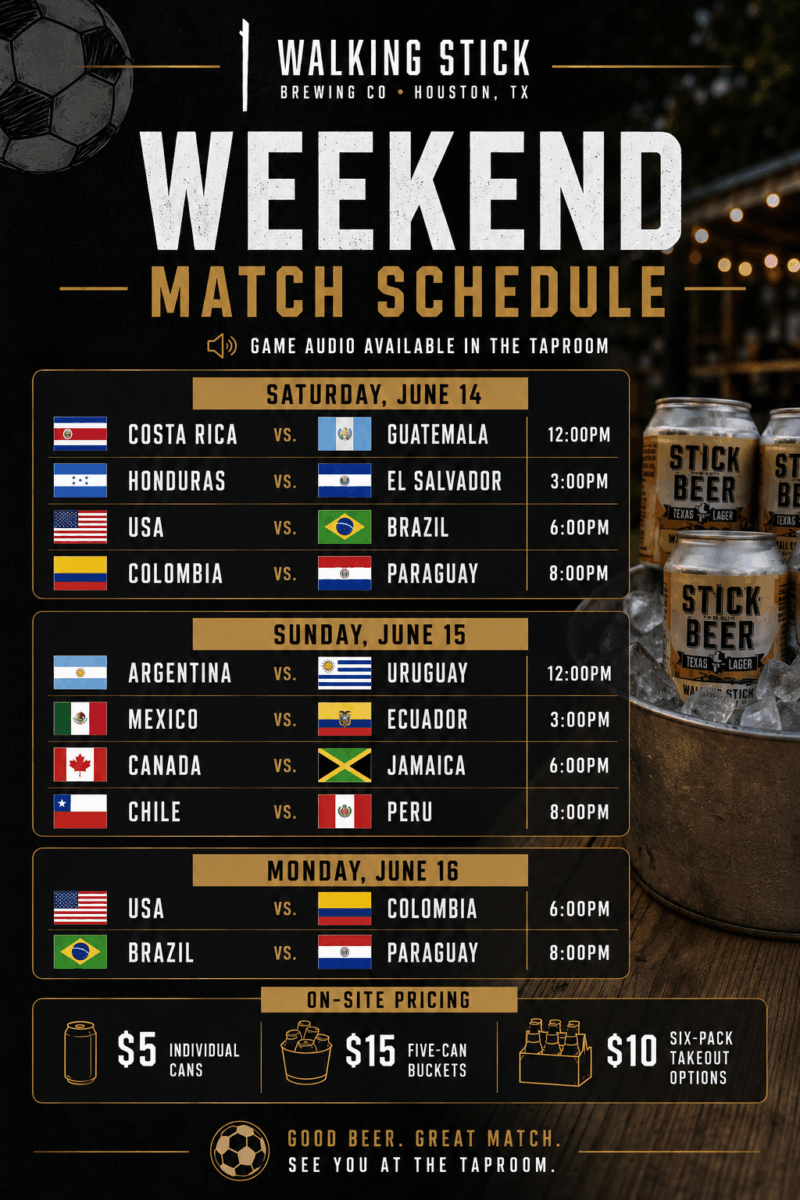 World Soccer Matches at Walking Stick